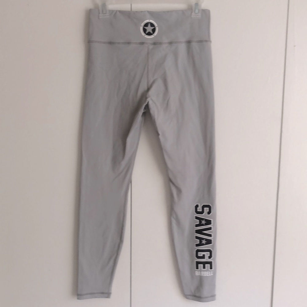 Savage Barbell Leggings, High Waist, Ankle Length